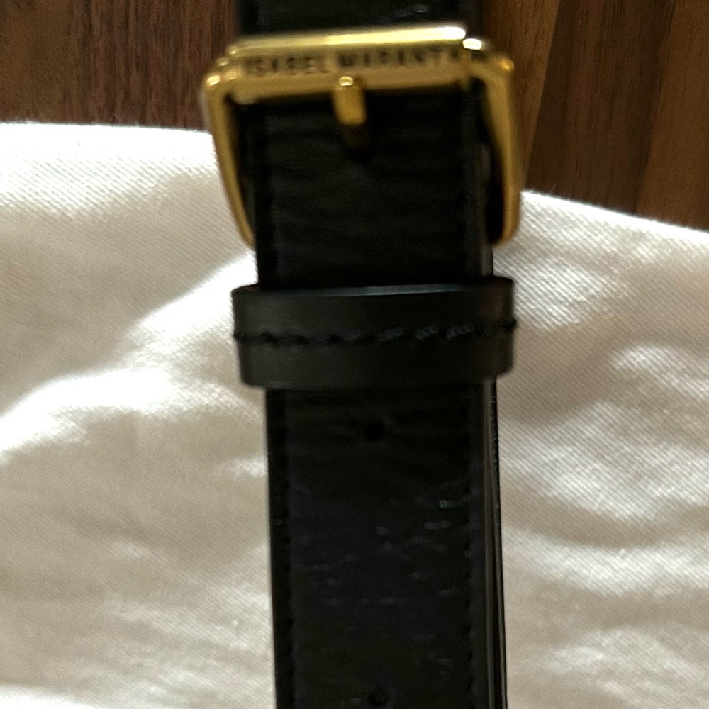 ISABEL MARANT BAG SUEDE LEATHER BLACK - Picture 13 of 13